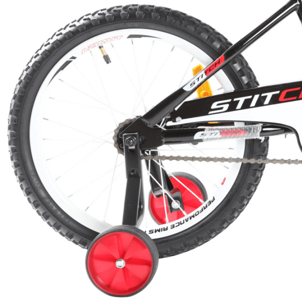 Bicicletă Azimut Stitch 18" 18" Red White Oțel / Pentru copii photo 4