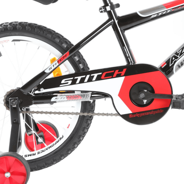 Bicicletă Azimut Stitch 18" 18" Red White Oțel / Pentru copii photo 5