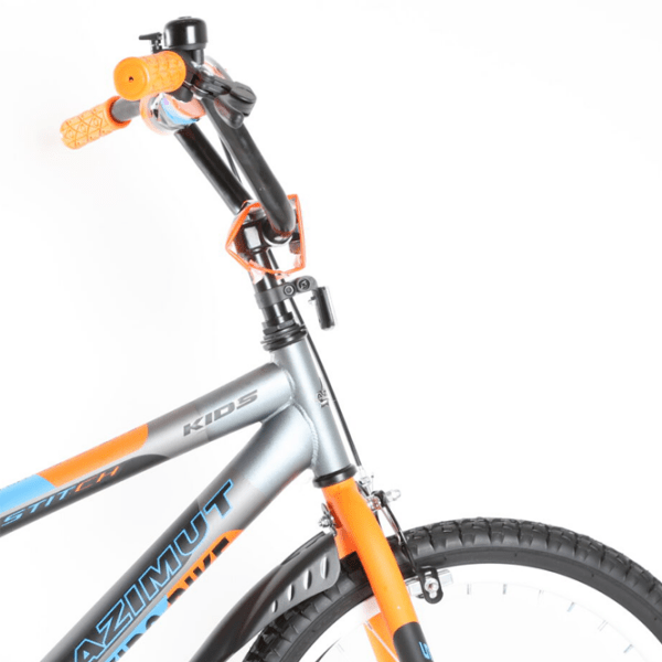 Bicicletă Azimut Stitch 20" 20" Orange Blue Oțel / Pentru copii photo 4