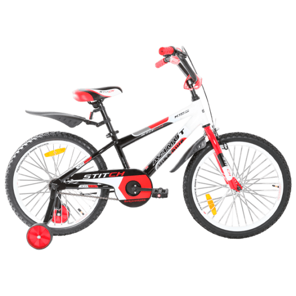 Bicicletă Azimut Stitch 20" 20" Red White Oțel / Pentru copii photo 1