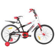 Bicicletă Azimut Stitch 20" 20" Red White Oțel / Pentru copii
