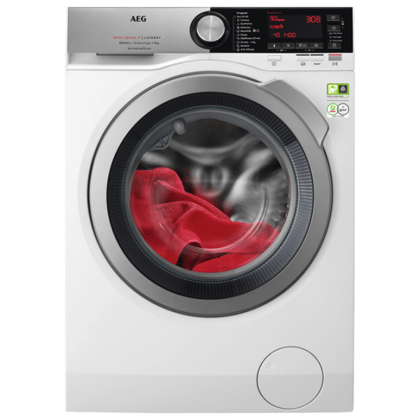 Mașină de spălat AEG L8FEC69PS White 9 kg, 1600 rpm, A photo 1
