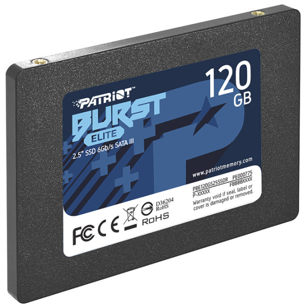 SSD Patriot Burst Elite 2.5'' 120 ГБ Скорость чтения: 450 MБ/ с,
Скорость записи: 320 MБ/ с photo 2
