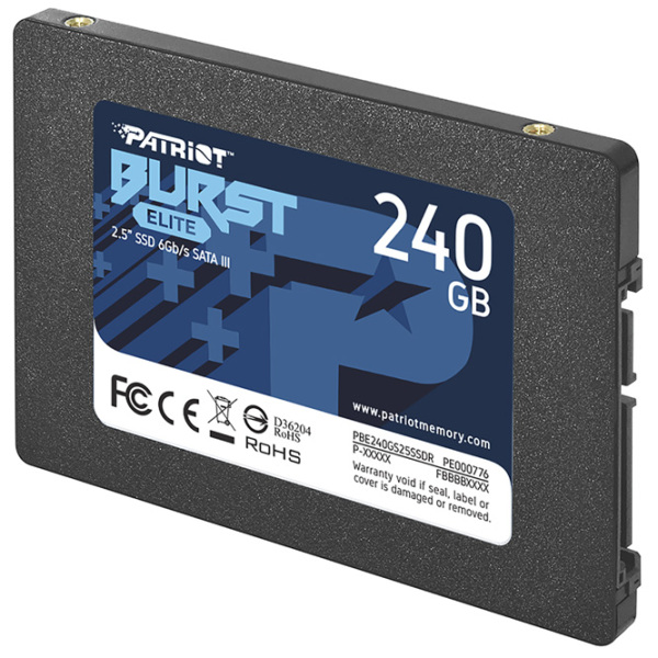 SSD Patriot Burst Elite 2.5'' 240 GB Viteza de citire: 450 MB/ s,
Viteza de inscriere: 320 MB/ s photo 2