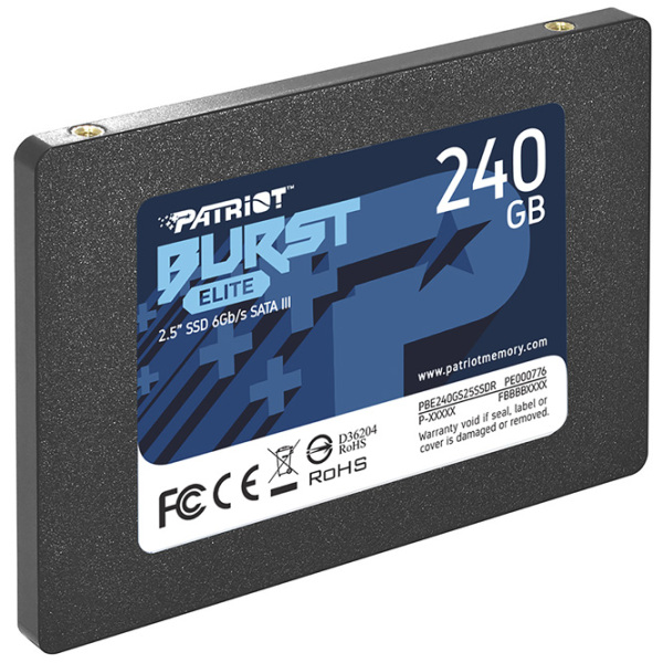 SSD Patriot Burst Elite 2.5'' 240 GB Viteza de citire: 450 MB/ s,
Viteza de inscriere: 320 MB/ s photo 3