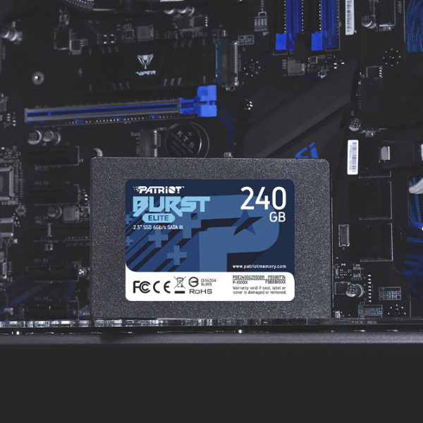 SSD Patriot Burst Elite 2.5'' 240 GB Viteza de citire: 450 MB/ s,
Viteza de inscriere: 320 MB/ s photo 5