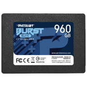 SSD Patriot Burst Elite 2.5'' 960 ГБ Скорость чтения: 450 MБ/ с,
Скорость записи: 320 MБ/ с