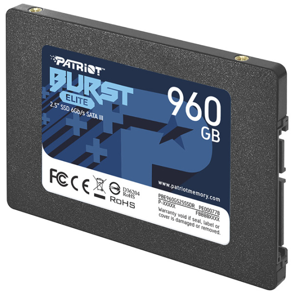 SSD Patriot Burst Elite 2.5'' 960 GB Viteza de citire: 450 MB/ s,
Viteza de inscriere: 320 MB/ s photo 2