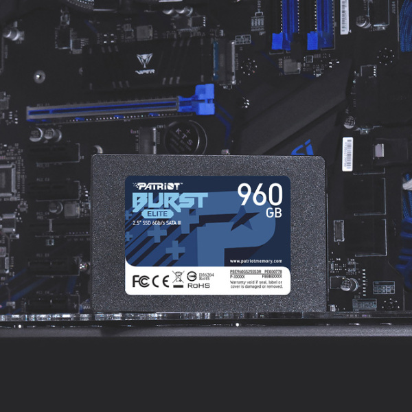 SSD Patriot Burst Elite 2.5'' 960 GB Viteza de citire: 450 MB/ s,
Viteza de inscriere: 320 MB/ s photo 5