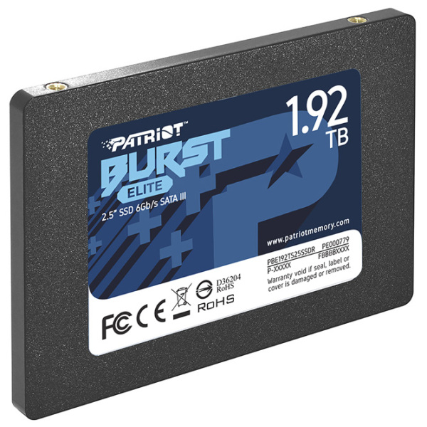 SSD Patriot Burst Elite 2.5'' 1.92 TB Viteza de citire: 450 MB/ s,
Viteza de inscriere: 320 MB/ s photo 2