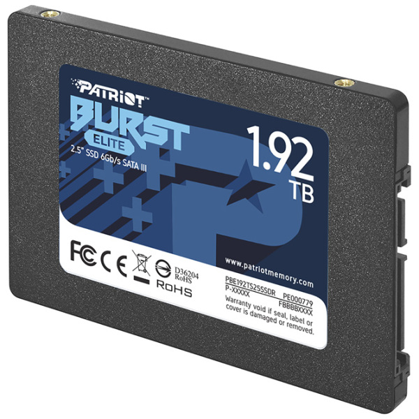 SSD Patriot Burst Elite 2.5'' 1.92 TB Viteza de citire: 450 MB/ s,
Viteza de inscriere: 320 MB/ s photo 3