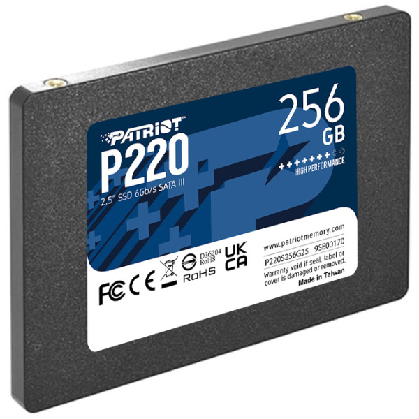 SSD Patriot P220 2.5'' 256 GB Viteza de citire: 550 MB/ s,
Viteza de inscriere: 490 MB/ s photo 2