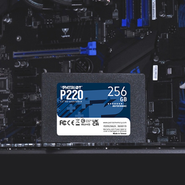 SSD Patriot P220 2.5'' 256 GB Viteza de citire: 550 MB/ s,
Viteza de inscriere: 490 MB/ s photo 5