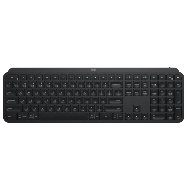 Tastatură Logitech MX Keys Plus Black Home and Office, Fără fir photo 1