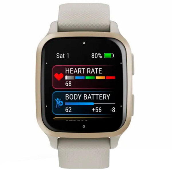 Ceas inteligent Garmin Venu Sq 2 – Music Edition Gray 1.41" | 35.9 mm | Aluminiu, polimer/Silicon
| 010-02700-12 photo 2