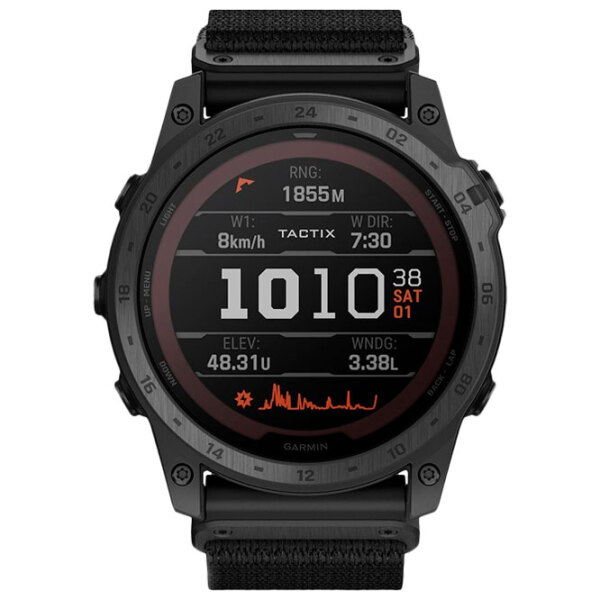 Ceas inteligent Garmin Tactix 7 Pro Ballistics Edition Black 1.4" | 35.5 mm | Titan/Nailon
| 010-02704-21 photo 3