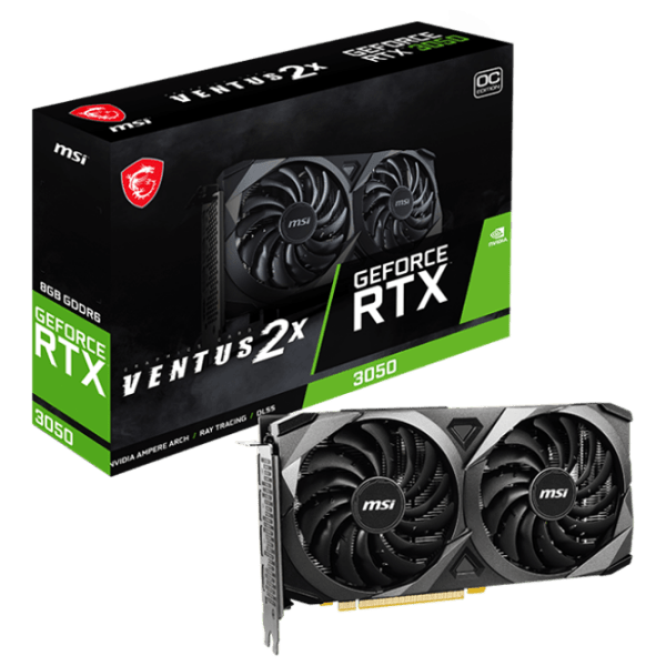 Видеокарта MSI GeForce RTX 3050 VENTUS 2X 8 ГБ  photo 5