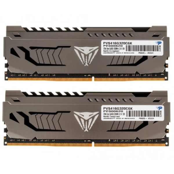 Оперативная память 16 ГБ Patriot VIPER STEEL Performance PVS416G320C6K , DDR4, 3200 МГц photo 2