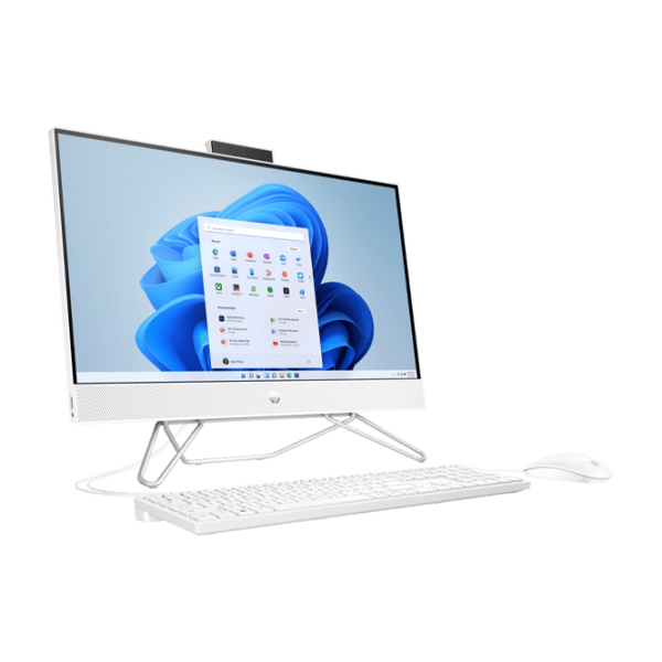 All-in-One PC HP 24-cb0058ur White 23.8" Full HD IPS AMD Ryzen 5 5500U 8 GB 256 GB 1 TB photo 2