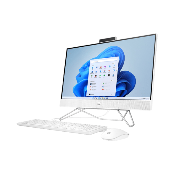 All-in-One PC HP 24-cb0058ur White 23.8" Full HD IPS AMD Ryzen 5 5500U 8 GB 256 GB 1 TB photo 3
