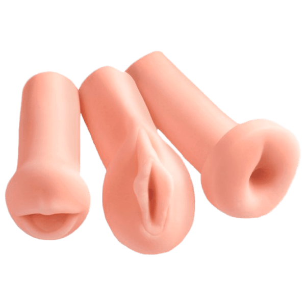 Мастурбатор Pipedream Extreme All 3 Holes Бежевый  photo 1