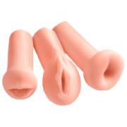 Мастурбатор Pipedream Extreme All 3 Holes Бежевый 