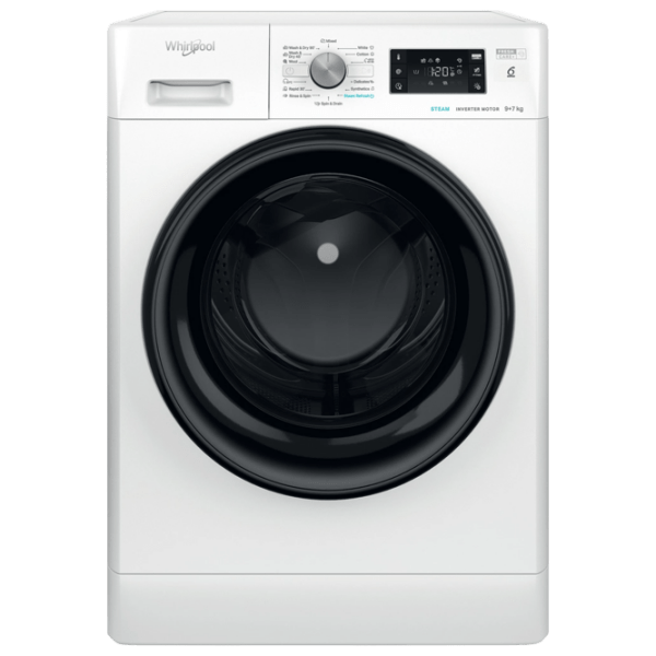Mașină de spălat cu uscător Whirlpool FFWDB 976258 BV EE White 9 kg, 1600 rpm, B photo 1