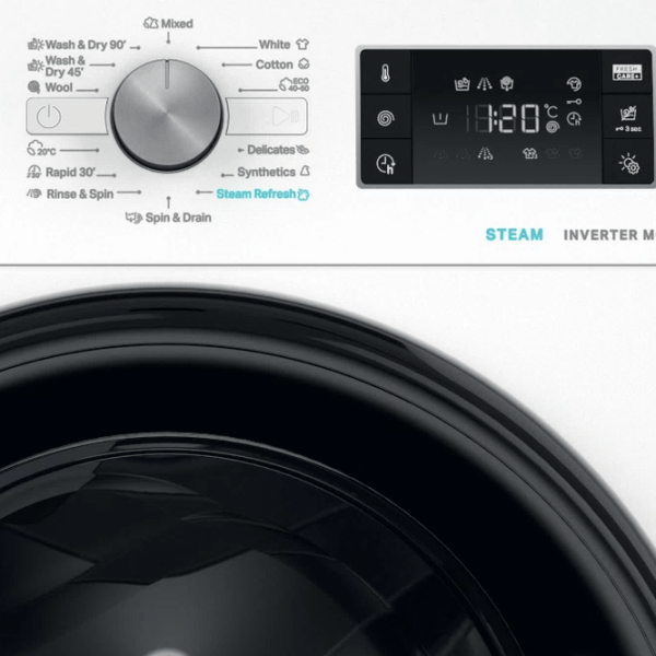 Mașină de spălat cu uscător Whirlpool FFWDB 976258 BV EE White 9 kg, 1600 rpm, B photo 2