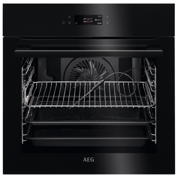 Духовой шкаф AEG BPE742380B Черный A++, 71 л photo 1