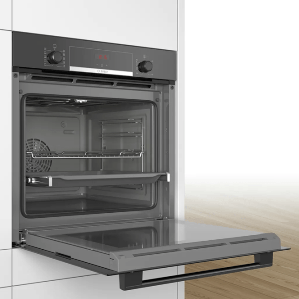 Cuptor încorporabil Bosch HBA554EB0 Black A, 71 l photo 2