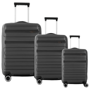 Чемодан CCS 5225 Set Черный Anthracite 105л  