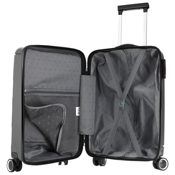 Чемодан CCS 5225 Set Черный Anthracite 105л   photo 6