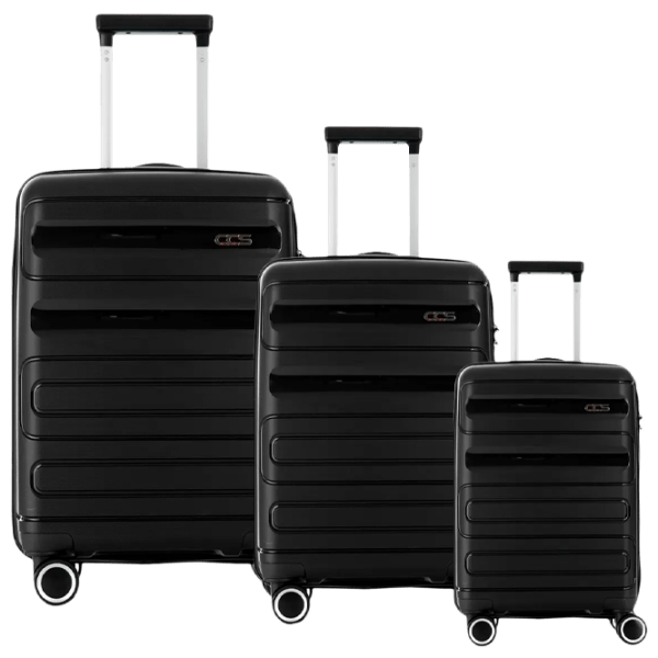 Чемодан CCS 5225 Set Черный 105л   photo 1