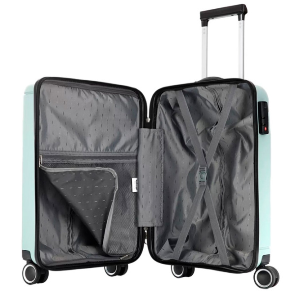 Чемодан CCS 5225 Set Синий 105л   photo 6