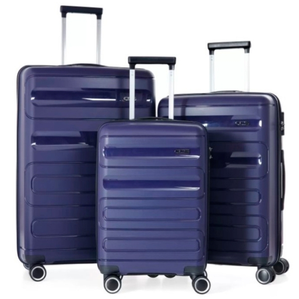 Чемодан CCS 5225 Set Тёмно-синий 105л   photo 1