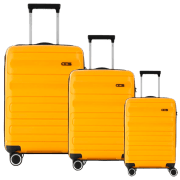 Чемодан CCS 5225 Set Желтый 105л  