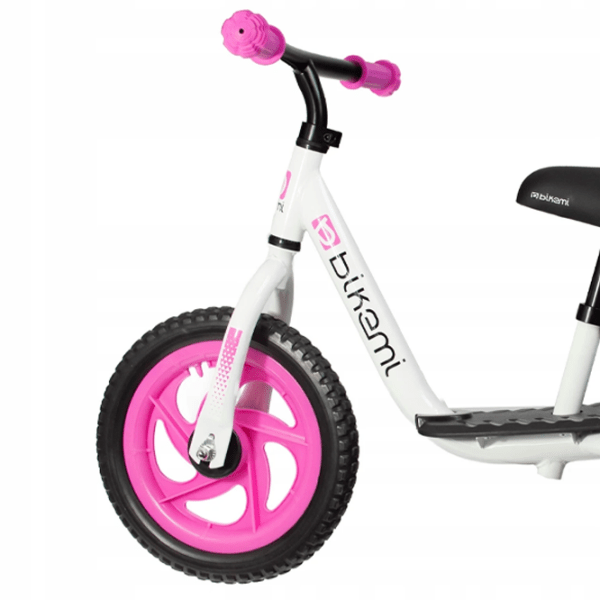 Bicicletă fără pedale Jumi CD-871304 11" 11" Pink White Metal / Pentru copii photo 4