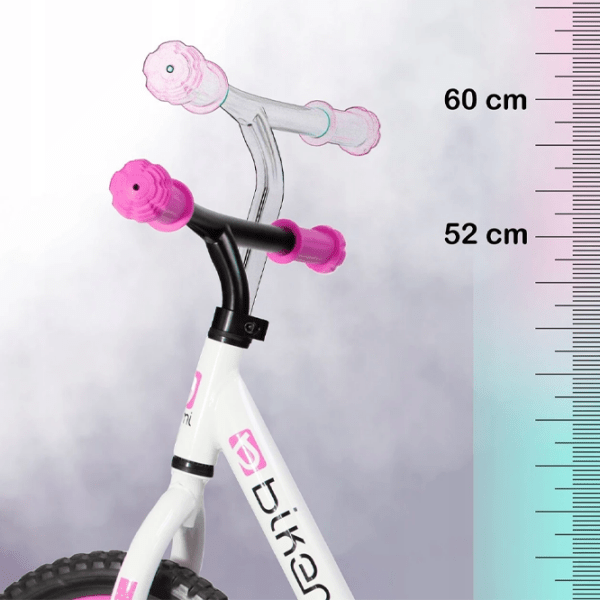 Bicicletă fără pedale Jumi CD-871304 11" 11" Pink White Metal / Pentru copii photo 7