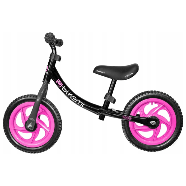 Bicicletă fără pedale Jumi CD-904422 11" 11" Pink Black Metal / Pentru copii photo 2