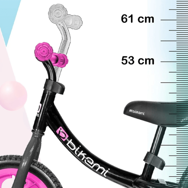 Bicicletă fără pedale Jumi CD-904422 11" 11" Pink Black Metal / Pentru copii photo 5