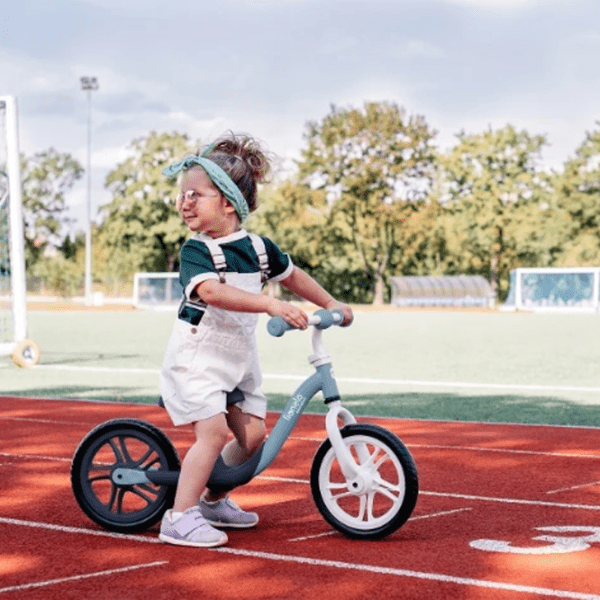 Bicicletă fără pedale Lionelo Alex 12" 12" Blue Denim Oțel / Pentru copii photo 5