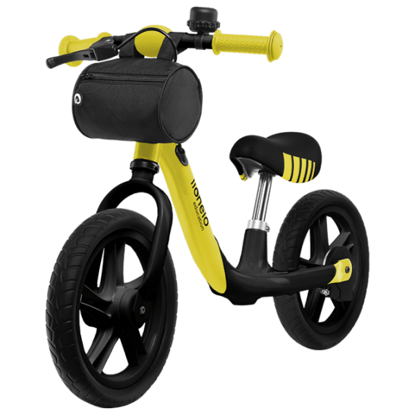 Bicicletă fără pedale Lionelo Arie 12" 12" Yellow Lemon Oțel / Pentru copii photo 2