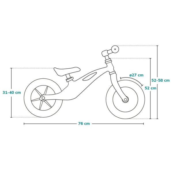 Bicicletă fără pedale Lionelo Arie 12" 12" Yellow Lemon Oțel / Pentru copii photo 6
