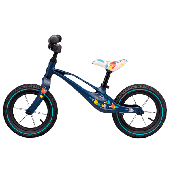Bicicletă fără pedale Lionelo Bart Air Sporty 12" 12" Blue Navy Aliaj de magneziu / Pentru copii photo 1