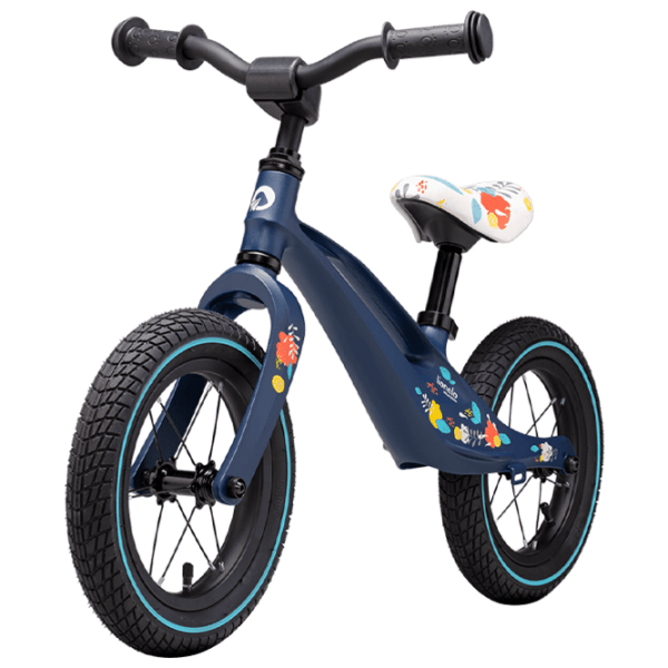 Bicicletă fără pedale Lionelo Bart Air Sporty 12" 12" Blue Navy Aliaj de magneziu / Pentru copii photo 2