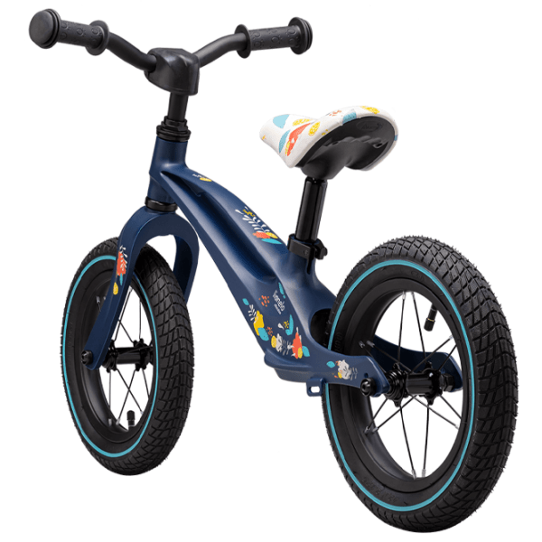 Bicicletă fără pedale Lionelo Bart Air Sporty 12" 12" Blue Navy Aliaj de magneziu / Pentru copii photo 3