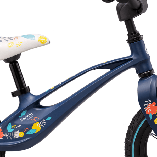 Bicicletă fără pedale Lionelo Bart Air Sporty 12" 12" Blue Navy Aliaj de magneziu / Pentru copii photo 4