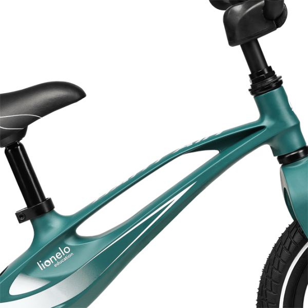 Bicicletă fără pedale Lionelo Bart Air Sporty 12" 12" Green Forest Aliaj de magneziu / Pentru copii photo 3