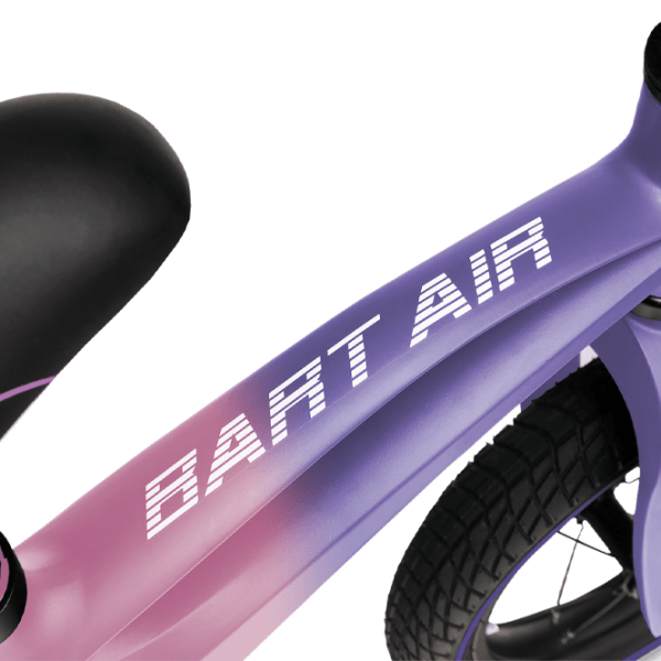 Bicicletă fără pedale Lionelo Bart Air Sporty 12" 12" Purple Pink Aliaj de magneziu / Pentru copii photo 5