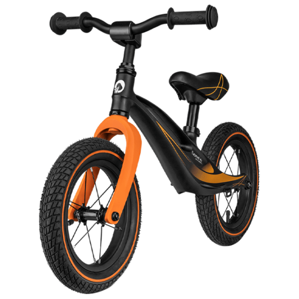Беговел Lionelo Bart Air Sporty 12" 12" Черный Оранжевый Магниевый сплав / Детский photo 2